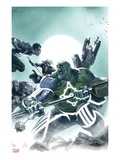 Fear Itself: Hulk vs Dracula 2 Cover: Hulk Fighting and Screaming