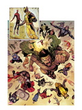 Chaos War 1: Hercules  Wolverine  Thor  Spider-Man  Captain America  Mockingbird  and Black Widow