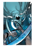 Daken: Dark Wolverine 14 Cover: Moon Knight Jumping