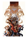 Secret Avengers 7 Cover: Shang-Chi  Valkyrie  Black Widow  and Moon Knight Posing