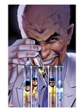Uncanny X-Men 531 Cover: Lobe  Beast  Jean Grey  Angel  Cyclops  and Iceman Posing