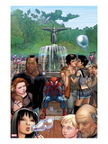 Ultimate Spider-Man 15 Cover: Spider-Man Sitting