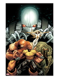 Thunderbolts 151 Cover: Luke Cage  Juggernaut  Moonstone  Man-Thing  and Ghost Posing