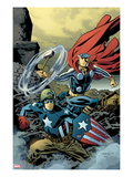 Free Comic Book Day 2011 (Thor The Mighty Avenger) 1 Cover: Captain America and Thor
