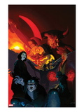 Uncanny X-Force 14 Cover: Dark Beast  Pestilence  Famine  Death  War  Archangel  and Genocide