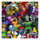 Marvel Super Hero Squad: Sentinel  Abomination  Magneto  Super Skrull  Loki  Dr Doom  and Mystique