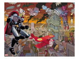 Avengers 4: Thor and Galactus Flying and Fighting