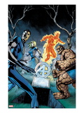 Fantastic Four 583 Cover: Mr Fantastic  Invisible Woman  Thing  and Human Torch Standing