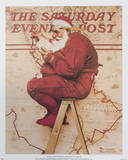 Santa at the Map