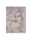 Study for "The Blue Scarf"