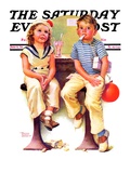 "No Money for Her Soda " Saturday Evening Post Cover  June 6  1936