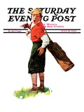 "Wounded Caddy " Saturday Evening Post Cover  July 18  1936