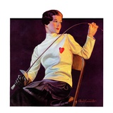 "Female Fencer "April 1  1933