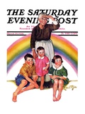 "Rainbow " Saturday Evening Post Cover  March 28  1936