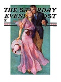 "Out on a Date " Saturday Evening Post Cover  July 14  1934