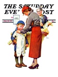 "New Woolies " Saturday Evening Post Cover  February 27  1937