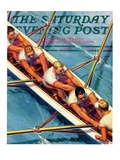 "Scullers " Saturday Evening Post Cover  June 25  1938