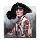 "Woman in Embroidered Blouse "May 5  1923