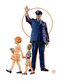 "Policeman and School Children "October 3  1931