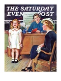 "In Front of the The Class " Saturday Evening Post Cover  April 30  1938