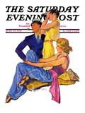"The Newport Set " Saturday Evening Post Cover  June 27  1931