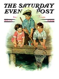 "Crabbing " Saturday Evening Post Cover  August 1  1931