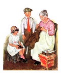 "Mending His Jacket "October 17  1931