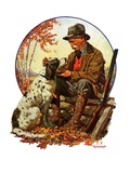 "Hunter and Spaniel "November 3  1928