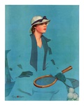 "Tennis in Blue "June 16  1934