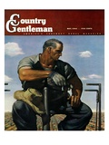 "Farmer on Tractor " Country Gentleman Cover  May 1  1944