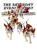 "After the Scent " Saturday Evening Post Cover  January 21  1939