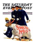 "Sink the Navy " Saturday Evening Post Cover  November 30  1935