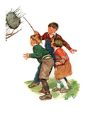 "Children and Hornets Nest "March 16  1935