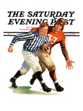 "But Ref! " Saturday Evening Post Cover  October 22  1938