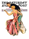 "Engaged Couple " Saturday Evening Post Cover  May 17  1930
