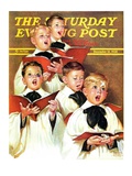 "Choir Boys Will Be Boys " Saturday Evening Post Cover  December 10  1938