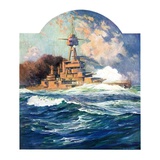 "Battleship at Sea "April 9  1932