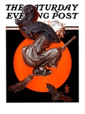"Witches Night Out " Saturday Evening Post Cover  October 27  1923