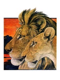 "Lion Pair "April 27  1929