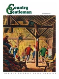 "Square Dance in the Barn " Country Gentleman Cover  November 1  1947
