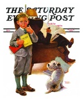 "Report Card " Saturday Evening Post Cover  March 25  1939