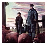 "Slopping the Pigs "November 1  1942