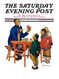 "Chinese Painting China " Saturday Evening Post Cover  January 14  1928