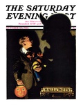 "Halloween  1926 " Saturday Evening Post Cover  October 30  1926