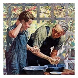 "Washing Up for Supper "August 1  1944