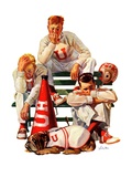 "Cheerleaders after Lost Game "November 18  1939