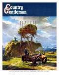 "Stacking Hay " Country Gentleman Cover  July 1  1950
