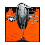 "Crane and Lilly Pads "May 3  1924