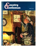"Father and Time " Country Gentleman Cover  March 1  1946