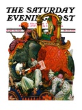 "Circus Parade " Saturday Evening Post Cover  June 16  1928